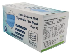 50 Stück 3-lagige Einwegmasken, Atmungsaktiv, Infektionsschutz, Erhöhte Filterleistung, Mit Nasenklammer, Civil Use