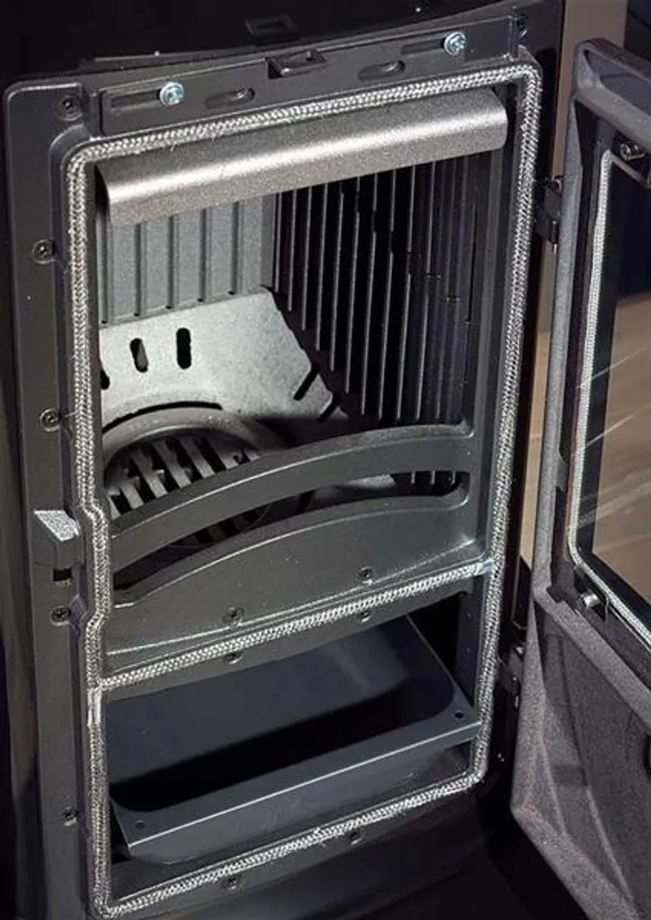 Werkstattofen / Kaminofen La Nordica Super Junior Schw. Stahl/Guss 5kW 4 Werkstattofen / Kaminofen La Nordica Super Junior Schw. Stahl/Guss 5kW – Bild 2