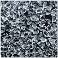 Dekorative Steine FEUERGLAS - Transparenter Kristall