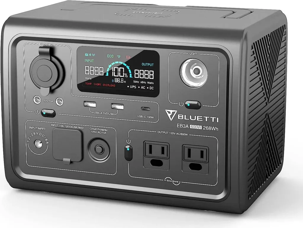 Bluetti Powerstation EB3A, 600 W 3 Bluetti Powerstation EB3A, 600 W