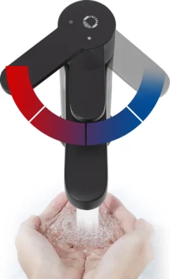 Cecipa Waschtischarmatur Wasserhahn Badarmatur Waschbecken Mischbatterie Mit Zugstange Badezimmer Schwarz -Vidailo Verkaufe d756c2d09947773e3c13f73bac409635