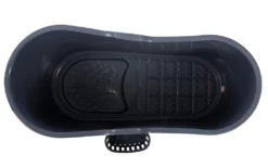 HelloBath® Mobile Badewanne Für Erwachsene XL, Ideal Für Das Kleines Badezimmer, 125 * 52 * 63cm, Stylisch Und Stimmungsvoll (Grau) - Mit Badewannenbrett Und Wasserhahn -Vidailo Verkaufe d7dfd8a93574d19289c787faa8a73332