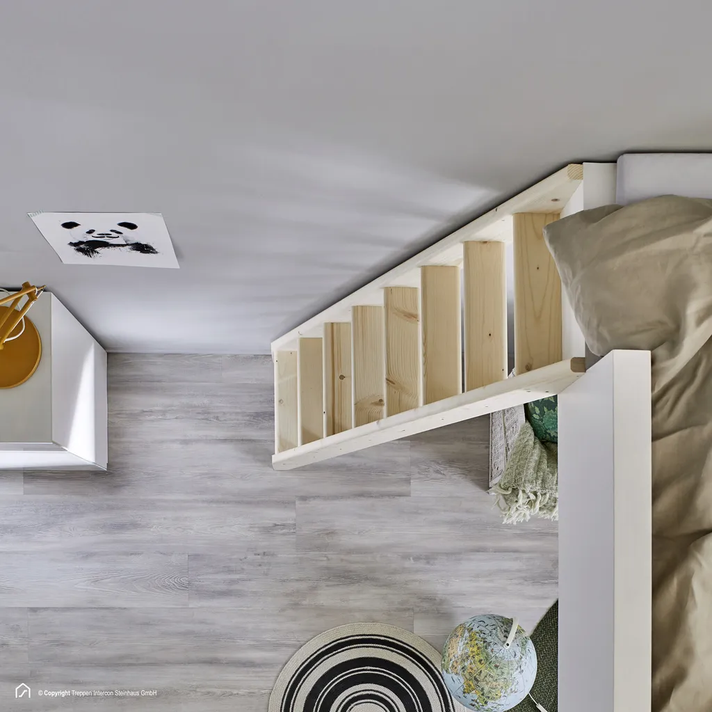 Hochbettleiter Intercon Safe Step Mit 8 Stufen Bis Max. 190 Cm | Holzleiter Aus Fichte | Anstellleiter 4 Hochbettleiter Intercon Safe Step Mit 8 Stufen Bis Max. 190 Cm | Holzleiter Aus Fichte | Anstellleiter – Bild 2