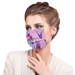 50 Stk Rosa Schmetterling 3-lagige Einwegmasken Gesichtsmaske Mundmaske Staubdicht Für Erwachsene Frauen -Vidailo Verkaufe d8115092ea150443ff347e1873c458b2