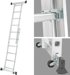 Tectake Mehrzweckleiter Leitergerüst - Silber 12 Tectake Mehrzweckleiter Leitergerüst - Silber -Vidailo Verkaufe d94e1b301c6ff408dadef4ae9389ca7c