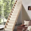 Holztreppe Intercon Casablanca | Fichte | Gerader Verlauf | 80 Cm Breite | Ohne Geländer | Mit Setzstufen -Vidailo Verkaufe d9640c6521318b88978353fdec3497e7