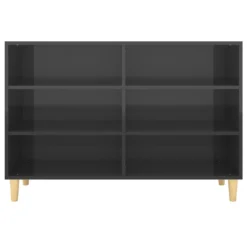 VidaXL Sideboard Hochglanz-Schwarz 103,5x35x70 Cm Holzwerkstoff -Vidailo Verkaufe d9fd1fbe064bef02097dd52762755964