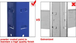 SONGMICS Lagerregal 180 X 90 X 40 Cm Bis 875 Kg Belastbar (175 Kg Pro Ablage), Schwerlastregal Mit 5 Regalböden, Regalsystem Mit Höhenverstellbaren Ablagen Blau GLR40Q -Vidailo Verkaufe dac415f540d6fef4629b8d4b4e32298e