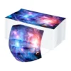 100 Stk Kinder 3-lagige Einwegmasken Starry Sky Gesichtsmaske Mundmaske Staubdicht Für Jungen Mädchen