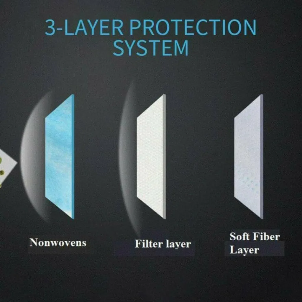 300 Pcs Atemschutzmasken, Mundschutz 3-lagig Vlies,Einwegmasken,Infektionsschutz,Schutzmaske,Mundschutzmasken,Staubdichte Schönheitsmaske,Staubdicht,Anti-Speichel 6 300 Pcs Atemschutzmasken, Mundschutz 3-lagig Vlies,Einwegmasken,Infektionsschutz,Schutzmaske,Mundschutzmasken,Staubdichte Schönheitsmaske,Staubdicht,Anti-Speichel – Bild 4