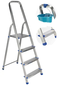 Haushaltsleiter 4 - Stufig, Aus Aluminium -Vidailo Verkaufe df94e0f8ad6910e1338703cd402f8a8c