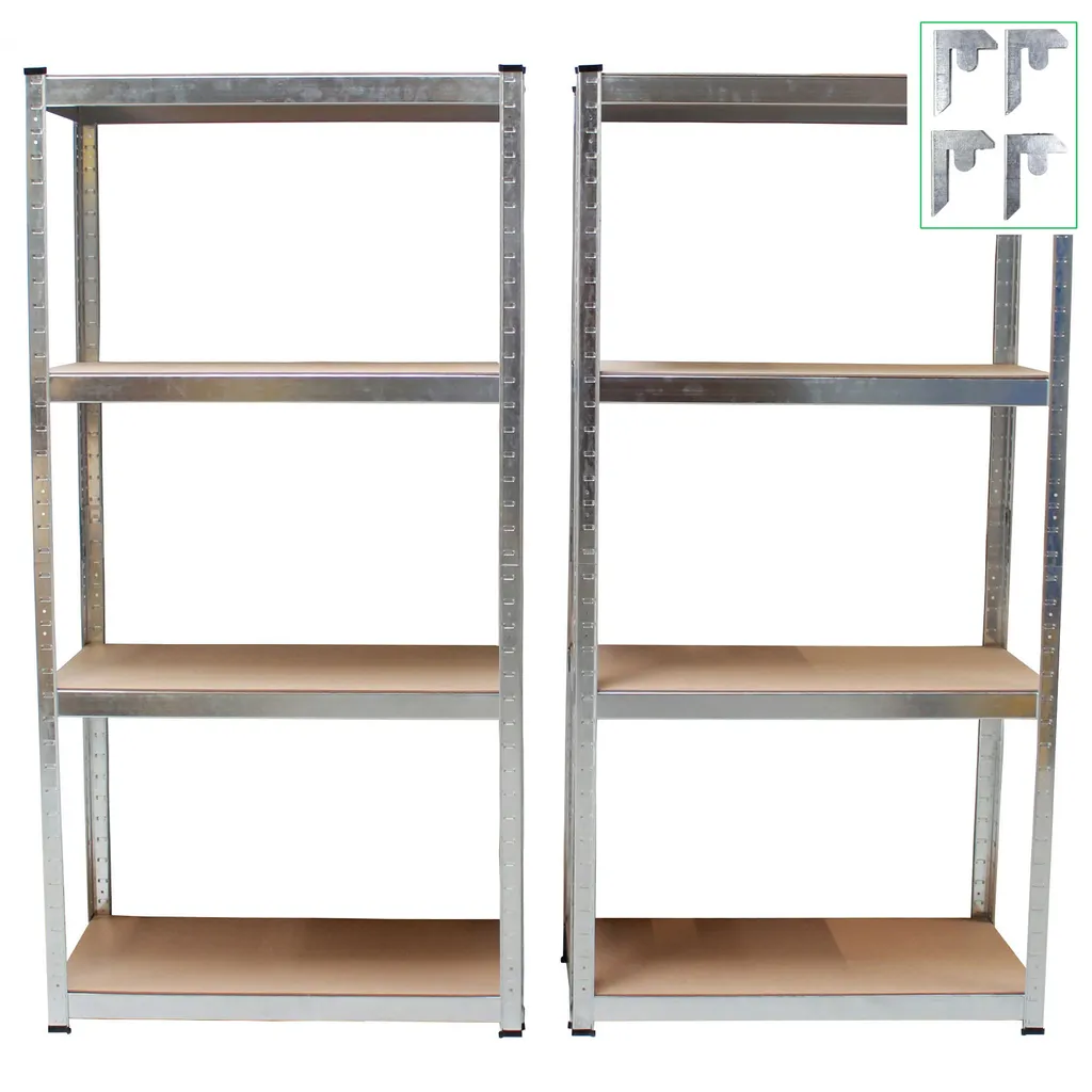 Schwerlastregal 160x80x40 Cm 2er Set Lagerregal Kellerregal Metallregal Garagenregal 3 Schwerlastregal 160x80x40 Cm 2er Set Lagerregal Kellerregal Metallregal Garagenregal