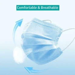 100 Stück Einwegmasken Kinder Gesichtsmaske Weiß& Blau Einweg-3-lagige Mundmaske Für Jungen /Mädchen -Vidailo Verkaufe e0ac1941575e4609a26ae6aec1e586a5