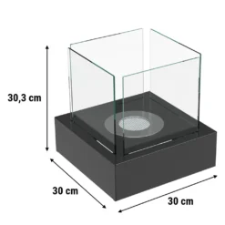 Freistehender Bioethanolkamin TANGO3 Schwarz -Vidailo Verkaufe e2086fdeebb4dad1c6e1937a971dc471