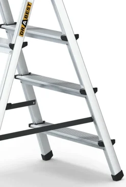 Doppelseitige Leiter, Alu, 4 Stufen, Belastbar Bis 125 Kg -Vidailo Verkaufe e268a75d4349aa4f2fc045ccf10402b5