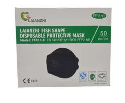 FFP2 Maske Schwarz Laianzhi 20 Stück (B)