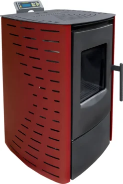 Nemaxx P6 Pelletofen Pelletkamin Pelletkaminofen 6 KW Kaminofen Heizofen Pellet Ofen Kamin Pelletheizung Heizung - Rot - WiFi-Ready -Vidailo Verkaufe e2f84518ef6aa1ab2e678aebfb3cb665