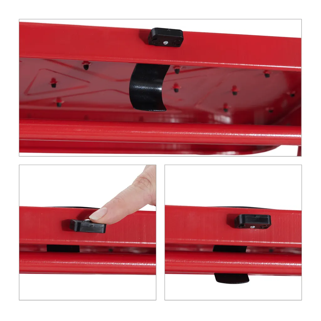 Relaxdays Trittleiter Klappbar 3 Stufen 9 Relaxdays Trittleiter Klappbar 3 Stufen – Bild 7