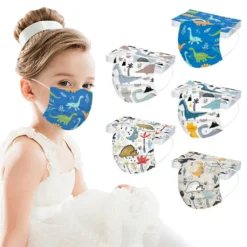 50 Stück Kinder Dinosaurier Druckmuster 3-lagige Masken Filter Staubdichte Masken -Vidailo Verkaufe e416fd5abd2bf7bda524190dfe27ec77