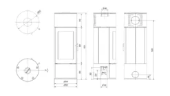 Kaminofen Aus Stahl ANTARES Ø 150 10 KW -Vidailo Verkaufe e44bab8e412a0f5bbb9d7a7db8a03c46