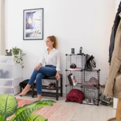 Relaxdays Regalsystem Drahtgitter 6 Fächer -Vidailo Verkaufe e47ac70ab89258bc89f0aa294683becb