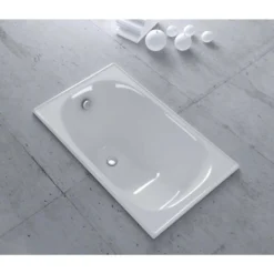 Emaille-Sitzbadewanne 105x70cm, Weiß -Vidailo Verkaufe e4dfb7c4c87b9cedde2ce55e3ef341ef