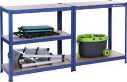 SONGMICS Lagerregal 180 X 90 X 40 Cm Bis 875 Kg Belastbar (175 Kg Pro Ablage), Schwerlastregal Mit 5 Regalböden, Regalsystem Mit Höhenverstellbaren Ablagen Blau GLR40Q -Vidailo Verkaufe e536eead07fe4f29562327f5a2d55dde