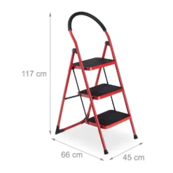 Relaxdays Trittleiter Klappbar 3 Stufen 13 Relaxdays Trittleiter Klappbar 3 Stufen -Vidailo Verkaufe e56aa41a4e356ff29f80ed6178ed8e17