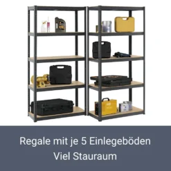Juskys Lagerregal Basic 2er Set 180x90x40 Cm Grau – 2 Schwerlastregale Mit 10 Böden – Max. 1750 Kg - Metall Verzinkt - Regale Kellerregal Metallregal 24 Juskys Lagerregal Basic 2er Set 180x90x40 Cm Grau – 2 Schwerlastregale Mit 10 Böden – Max. 1750 Kg - Metall Verzinkt - Regale Kellerregal Metallregal -Vidailo Verkaufe e574414873adf842dfec0e2d806bd308