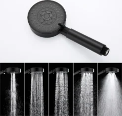 Auralum Klassisch Badewanne Duschset Mit 5 Funktionen Handbrause, Schwarze Badewannenarmatur, Duschsystem Duschset Für Badewanne Und Badezimmer -Vidailo Verkaufe e7998ea079d74bcb9b499c9561dcd07d