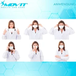 Medizinische Gesichtsmasken TYP IIR Einweg Mund Nasenschutz Maske 3-lagig 50x -Vidailo Verkaufe e8332c65812d036b3a6f382d9b8ddf75