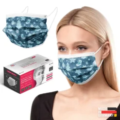 HARD 50x Medizinische Masken, Germany, TYP IIR - OP Maske, Höchste Qualität, , Leichtes Atmen - Standardgröße - Christmas Blue 10 HARD 50x Medizinische Masken, Germany, TYP IIR - OP Maske, Höchste Qualität, , Leichtes Atmen - Standardgröße - Christmas Blue -Vidailo Verkaufe eae4f8159d965a291333e5b77dba559f