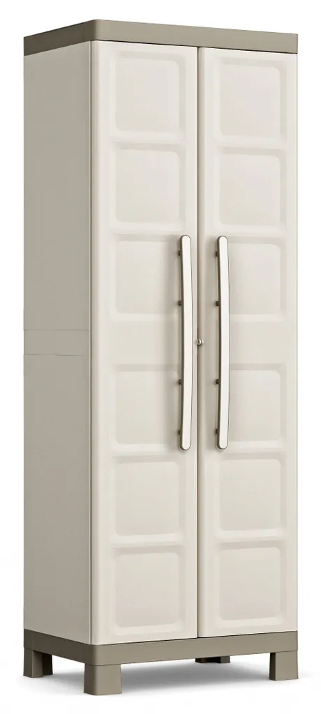 KETER EXCELLENCE Utility Cabinet - Beige Und Taupe - 65 X 45 X 182 Cm 3 KETER EXCELLENCE Utility Cabinet - Beige Und Taupe - 65 X 45 X 182 Cm