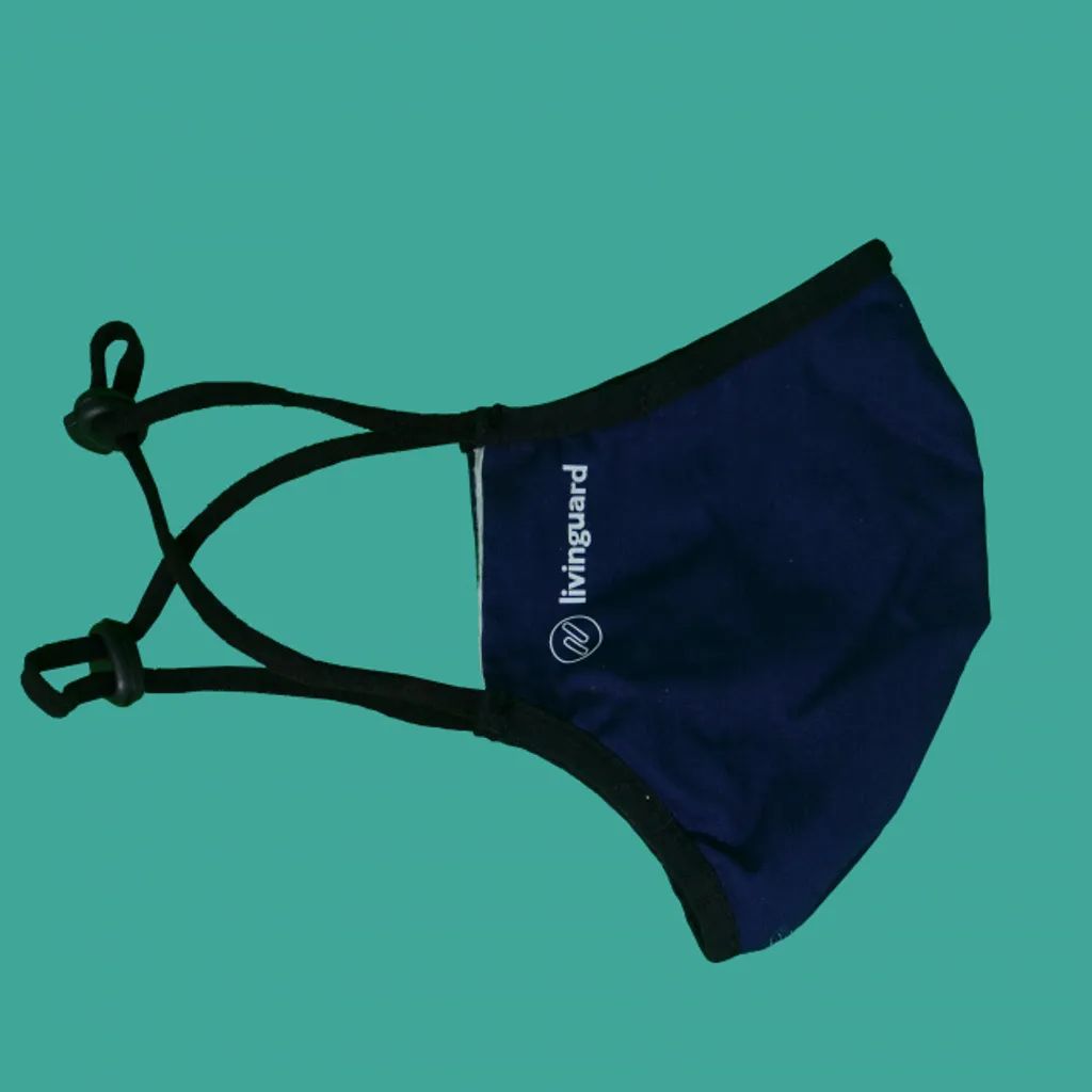 Waschbare, Antivirale Stoffmaske Livinguard ?Pro? Größe L 4 Waschbare, Antivirale Stoffmaske Livinguard ?Pro? Größe L – Bild 2