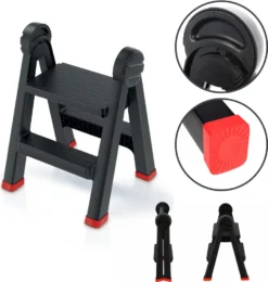 Kistenberg Trittleiter Klapptritt 2 Stufen Leiter Haushalt Rutschfest Bis 150Kg -Vidailo Verkaufe ed647ec07bd4272395328b7e37fe0ee0