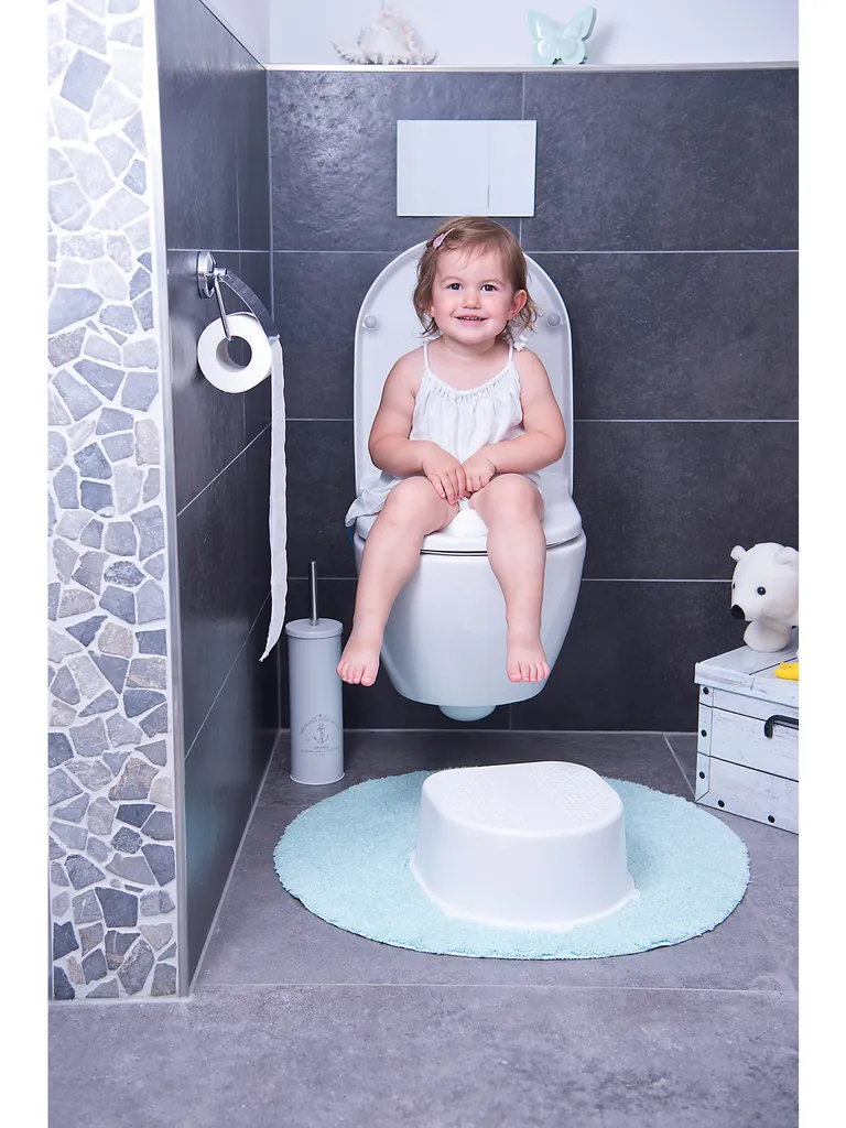 Boofle Baby Trittschemel Bella Bambina, Weiß Tritt Töpfchen/WC-Sitze/Trittschemel Tritthocker Hocker Schemel Erhöhung Hocker Kinderschemel Toilettenleiter 6 Boofle Baby Trittschemel Bella Bambina, Weiß Tritt Töpfchen/WC-Sitze/Trittschemel Tritthocker Hocker Schemel Erhöhung Hocker Kinderschemel Toilettenleiter – Bild 4