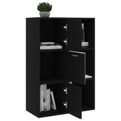 VidaXL Lagerschrank Schwarz 60x29,5x90 Cm Holzwerkstoff -Vidailo Verkaufe eda8d0257fe4bdbc0d7a24a847d5e129