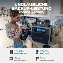 BLUETTI 2000W Tragbarer Stromerzeuger Mit PV200 Solarpanel Mit AC200P Solar Generator Kit Mit 3pcs 200W Faltbares Solarpanel, 2000Wh LiFePO4 Batterie Portable Power Station Backup Für Reise Camping Emergency -Vidailo Verkaufe eddc7ee2345cb1c81f7ccf1819886b9a 3