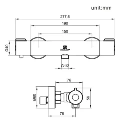 Badewannenarmatur Thermostat Duschen Armatur Wannenarmatur Duscharmatur Duschthermostat Brausethermostat Bad Mischbatterie Dusche Chrom -Vidailo Verkaufe eef1b42dde985f50bbbdd7ea53627bc7