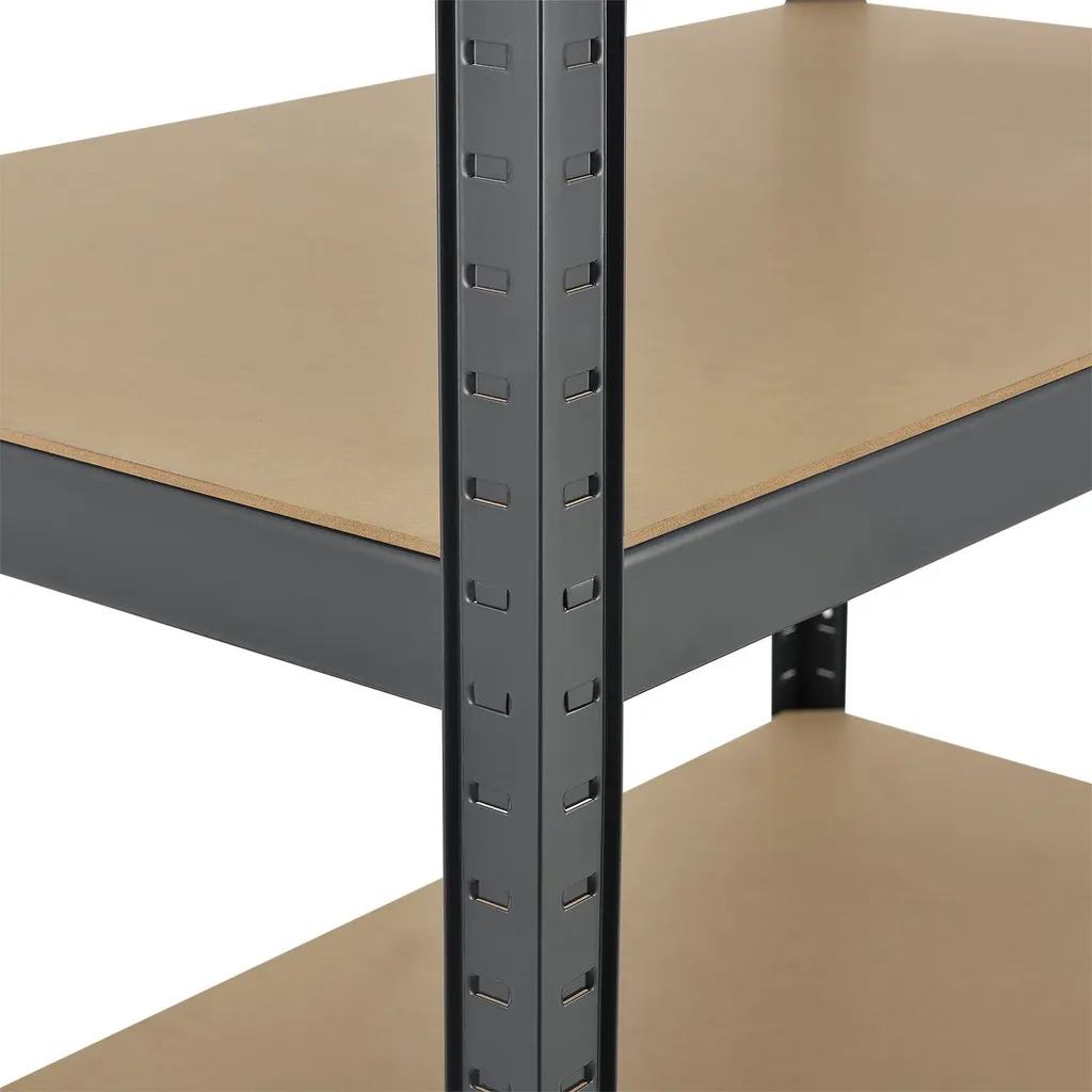 Juskys Lagerregal Basic 2er Set 180x90x40 Cm Grau – 2 Schwerlastregale Mit 10 Böden – Max. 1750 Kg - Metall Verzinkt - Regale Kellerregal Metallregal 19 Juskys Lagerregal Basic 2er Set 180x90x40 Cm Grau – 2 Schwerlastregale Mit 10 Böden – Max. 1750 Kg - Metall Verzinkt - Regale Kellerregal Metallregal – Bild 17