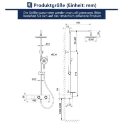 Duschsystem Mit LED Temperatur-Anzeige, Schwarz Duscharmatur Regendusche, Duschsäule Mit Regal, 3 Funktionen Duschset, Überkopfbrause, Edelstahl Verstellbarer Duschstange Für Badezimmer Dusche 16 Duschsystem Mit LED Temperatur-Anzeige, Schwarz Duscharmatur Regendusche, Duschsäule Mit Regal, 3 Funktionen Duschset, Überkopfbrause, Edelstahl Verstellbarer Duschstange Für Badezimmer Dusche -Vidailo Verkaufe f14dd927b2b5a52099d2d3c2a0d51e97