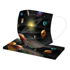 50 Stück Einweg-Gesichtsmaske Für Kinder Atmungsaktiv Kosmische Galaxie Schutzmask Winddichte Mundschutz Sternenklarer Himmel Schülermaske -Vidailo Verkaufe f212fed4642151230af0d7049e14c3e1