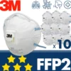 10x FFP2 Mit Ventil 3M 8822 Maske Mit CE - Atemschutzmaske -Vidailo Verkaufe f224f648d9a3c18fb72361057eec82b5