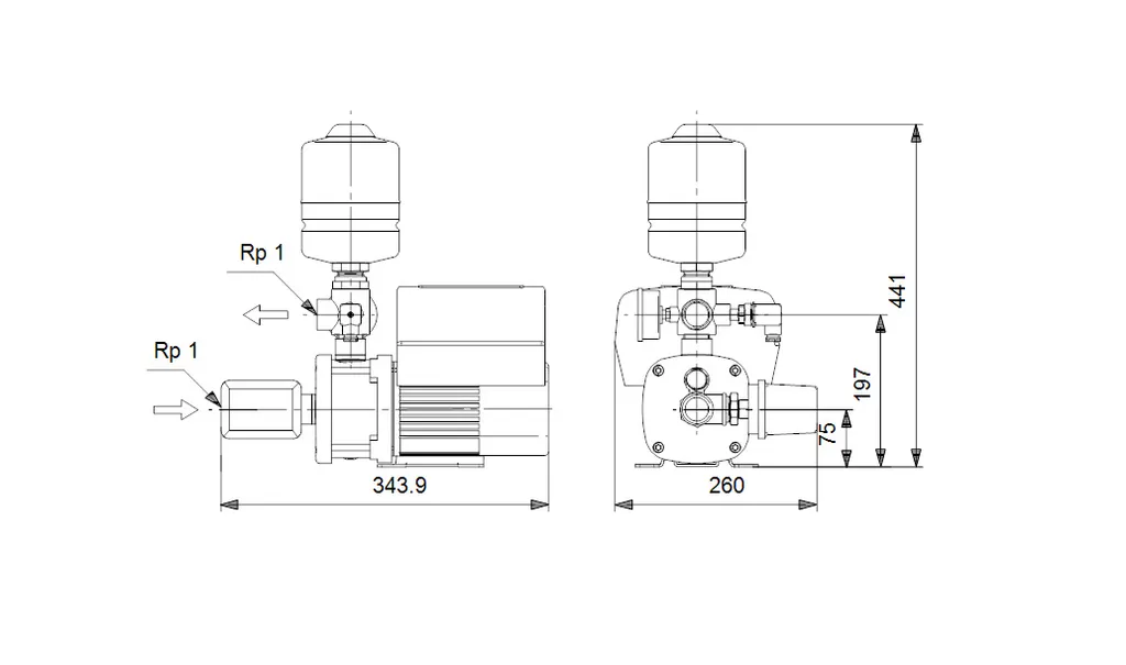 Grundfos Hydro Mono CMBE 3-62 AVBE Trinkwasservariante 12 Grundfos Hydro Mono CMBE 3-62 AVBE Trinkwasservariante – Bild 10