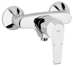 Grohe Duscharmatur Swift, 33291, Einhandmischer Für Brause Mit Keramikkartusche, Geschlossenem Hebel & Verdeckten S-Anschlüssen, Chrom, 09188 6