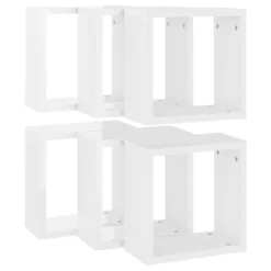 VidaXL Würfelregale 6 Stk. Hochglanz-Weiß 30x15x30 Cm -Vidailo Verkaufe f532a8b734b4fa308766882852708a3f