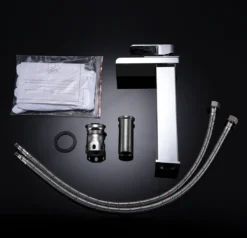 Wasserhahn Wasserfall Waschtischarmatur Hoch Mischbatterie Armaturen Waschbecken Einhebelmischer Für Badezimmer, Verchromt Messing -Vidailo Verkaufe f788230ccee989447264e51a0ab53c1f