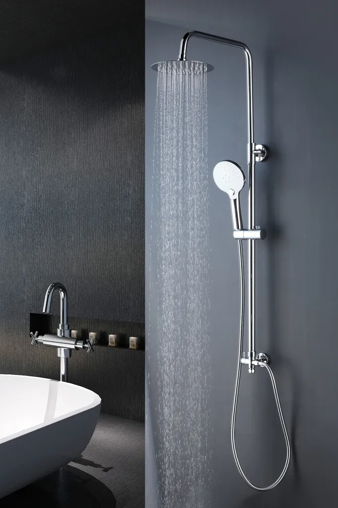 Marwell Duschsystem Bayala Round - Duschstange Inkl. Duschkopf Und Duschbrause 9 Marwell Duschsystem Bayala Round - Duschstange Inkl. Duschkopf Und Duschbrause – Bild 7