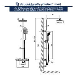 Duschsystem Mit Thermostat Regendusche Duschset Inkl. Duschkopf Handbrause Und Duschstange Duschsäule Für Dusche Duscharmatur 18 Duschsystem Mit Thermostat Regendusche Duschset Inkl. Duschkopf Handbrause Und Duschstange Duschsäule Für Dusche Duscharmatur -Vidailo Verkaufe f9842e3fb9573af3f19889bfd1865446