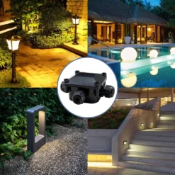 Wolketon Verteilerdose Abzweigdose 8er IP68 Wasserdichte 3-Wege-Verbindungsdose Erdkabel Schwarz Elektrischer Aussenverteilerdose Kabeleinfuehrungen -Vidailo Verkaufe f9c008dbff9220ee0e9c3aedb359d68d